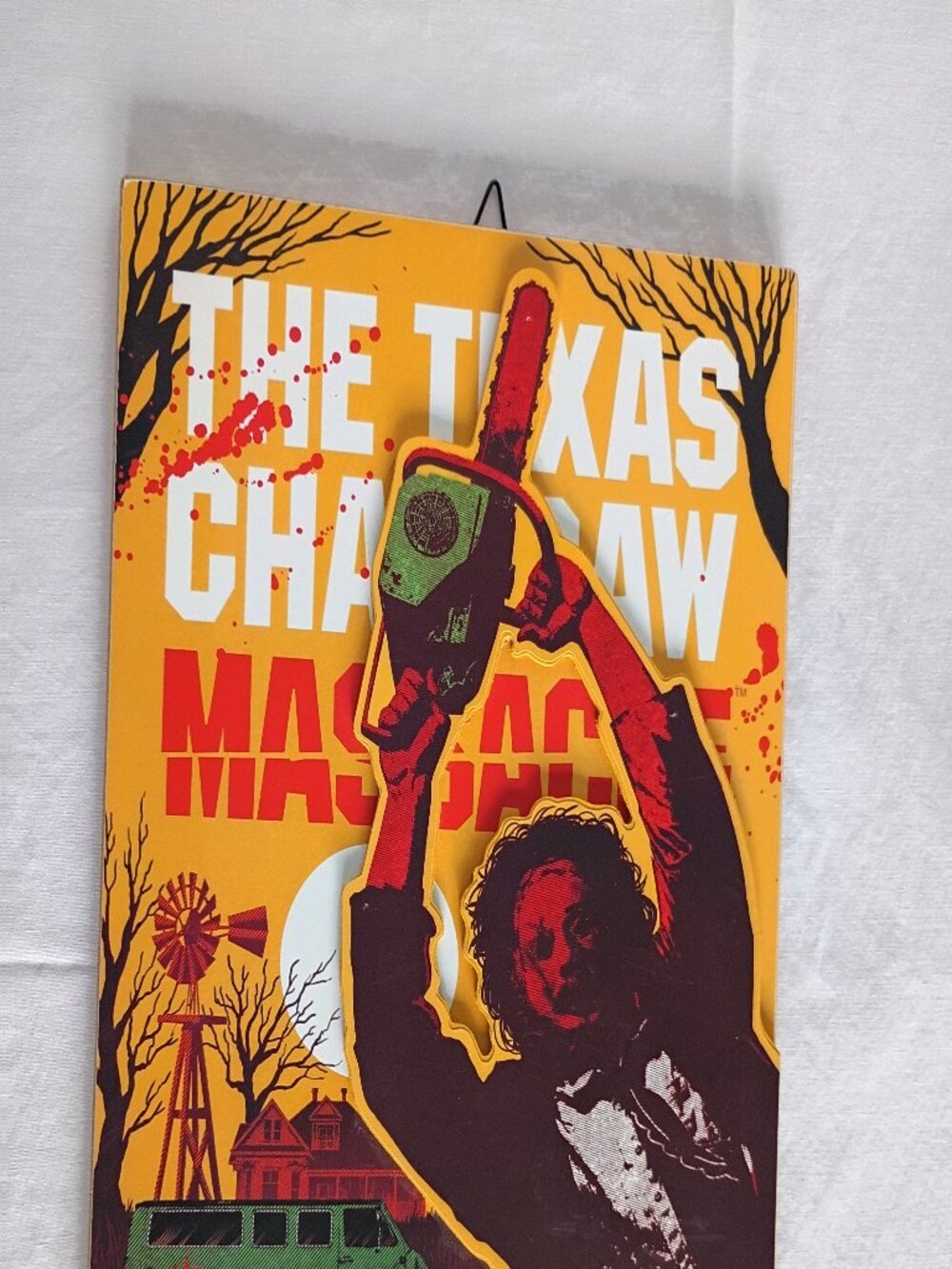 Vintage 1974 The Texas Chainsaw Massacre Sign 9in by 2in New